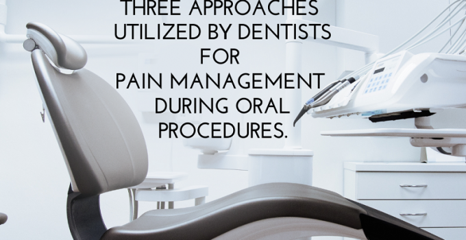 Three Approaches Utilized by Dentists for Pain Management During Oral Procedures.